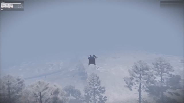What happens when Liru commandeer's Santa's Sleigh for 90 seconds... in Arma 3 смотреть онлайн