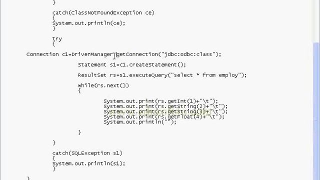 Advanced Java in Telugu - JDBC examples part1 смотреть онлайн