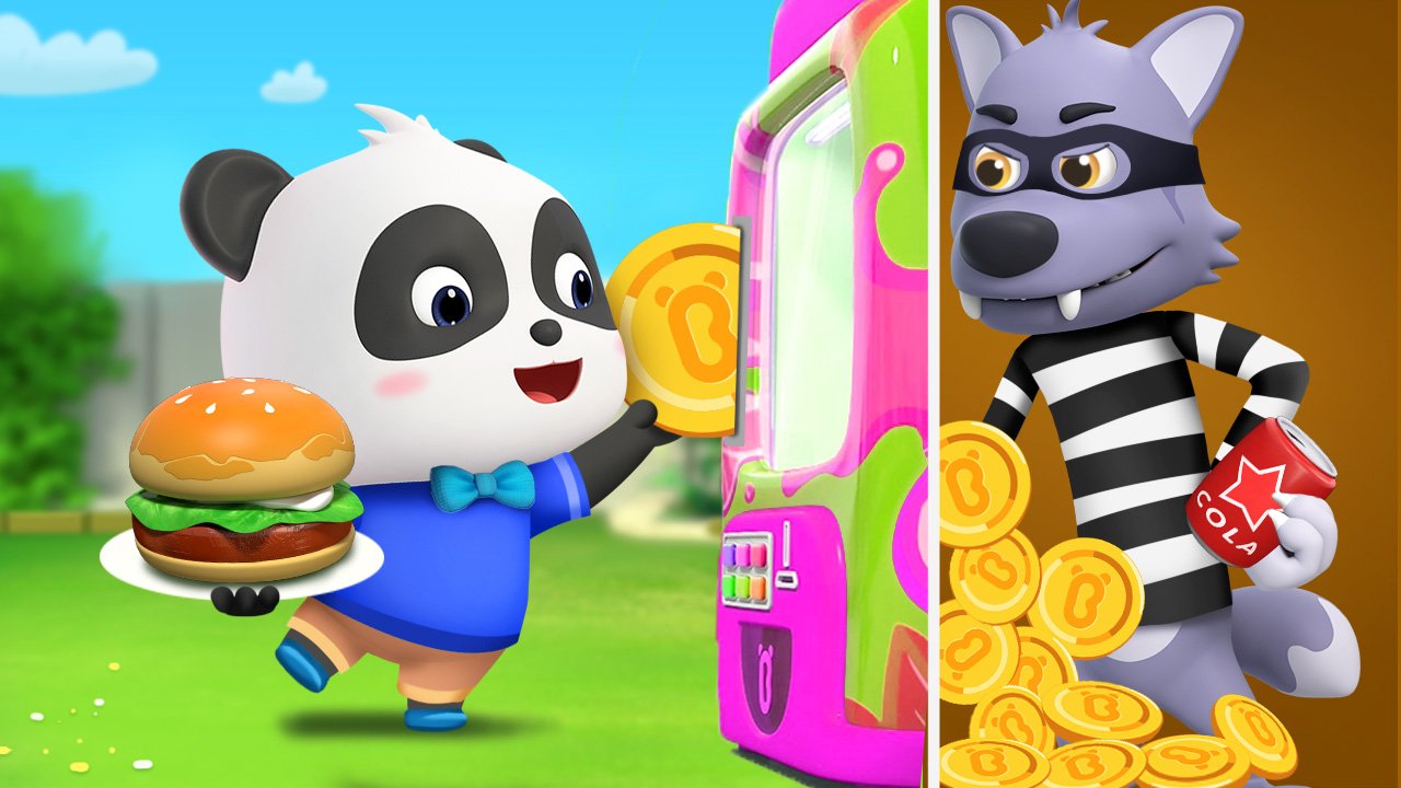 Давайте купим что-нибудь попить｜Чудесные АВТОМАТЫ｜Новый сборник про еду｜BabyBus смотреть онлайн