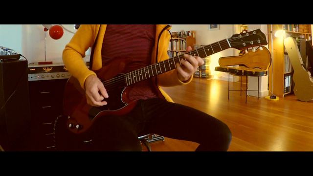 2022 1963 Gibson Custom Shop SG JR. /P-90 VOS, Lightning Bar смотреть онлайн
