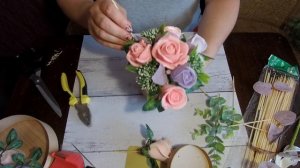 Букет из мыльных роз!!! Сборка композиции!Оригинальный подарок на праздник-Букет из мыла!