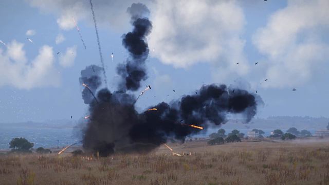 Tank M1 Abrams meets a surprise attack : ARMA3 смотреть онлайн