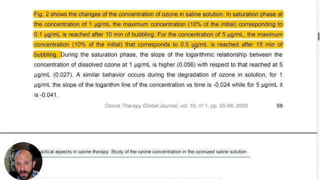 The Concentration of Ozone in Saline Solution - 5 Minutes of Proof смотреть онлайн