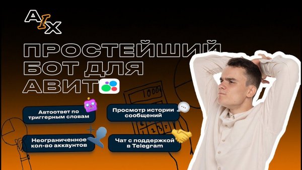 Бот Авито. Простой бот с автоответами и центром сообщений. Кодовые слова, автоответы на отзывы.