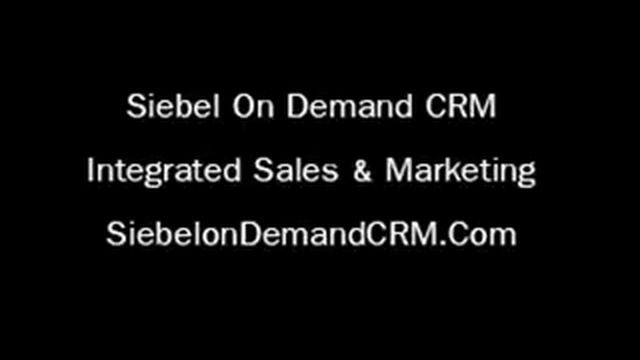 Siebel On Demand CRM смотреть онлайн