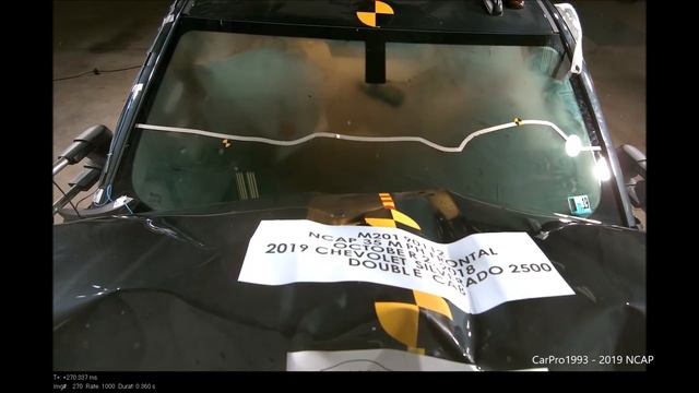 2019 Chevrolet Silverado / GMC Sierra 2500 HD / 3500 HD NHTSA Full-Overlap Frontal Crash Test смотреть онлайн