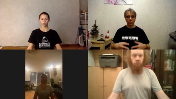 Pranayama.  Пранаяма. Фрагмент регулярного занятия от  24.12.2020.