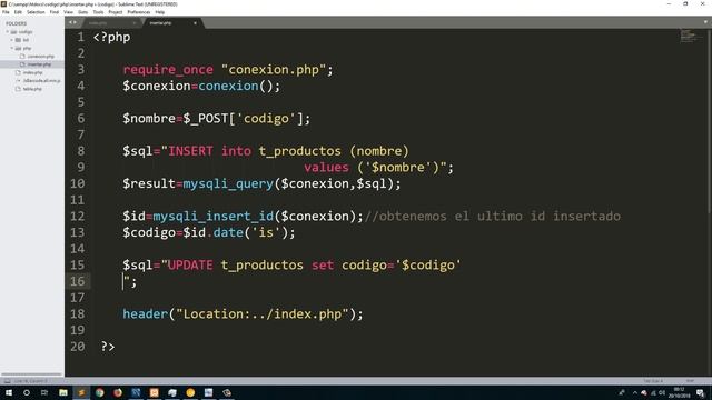 Crear código de barras con PHP, MySQL y JsBarcode | Insertar y mostrar datos con PHP y MySQL. Cap 2 смотреть онлайн