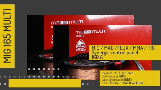Main Features Of Stayer's MIG 131 And 165 MULTI Multifunction Welding Equipment