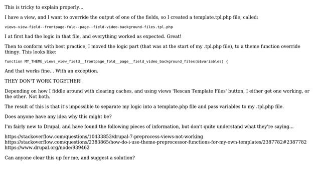 Views suggestion preprocessor template.php and views-view-field--suggestion.tpl.php working in... смотреть онлайн
