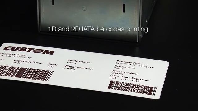 Принтер для печати билетов CUSTOM KPM302 (версия для киосков смотреть онлайн