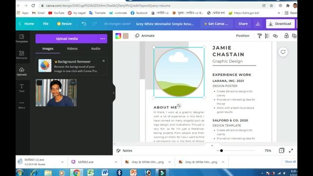 How To Make A FREE Professional Resume / CV In Canva Step by Step Tutorial 2022 смотреть онлайн