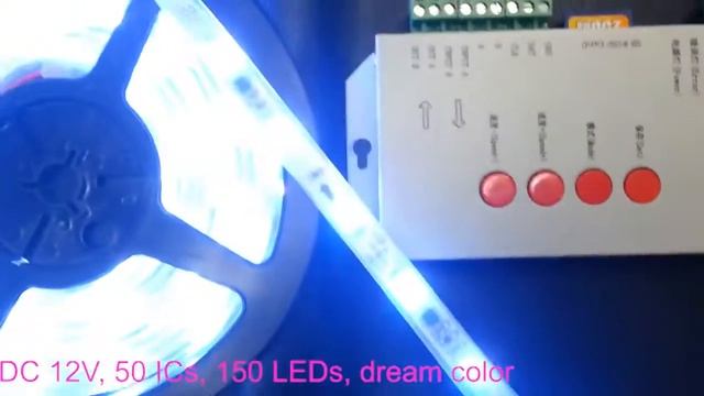 12V digital WS2811 IC RGB 5050 LED light strip - kutop.com смотреть онлайн