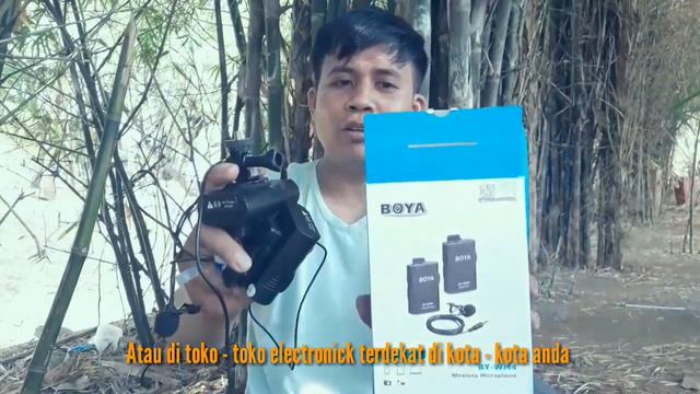 Unboxing Microphone Boya By WM4 Universal Lavalier Wireless Mic DSLR Smartphone смотреть онлайн
