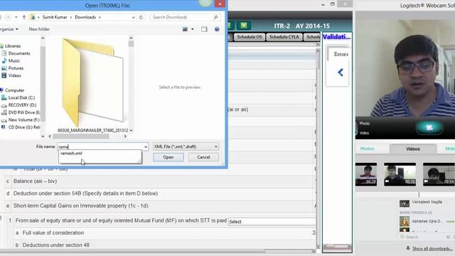 3( Filing returns online) How to open xml file in ITR utility смотреть онлайн