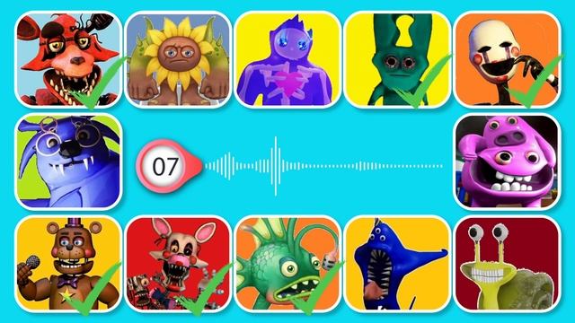 Guess the MONSTER'S VOICE #6 | GARTEN OF BANBAN 3 | SINGING MONSTERS, ROBLOX DOORS & COACH PICKLES смотреть онлайн