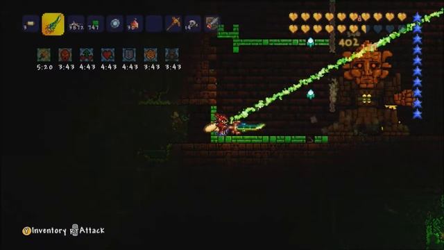 Terraria Xbox 360 Golem Boss Battle смотреть онлайн