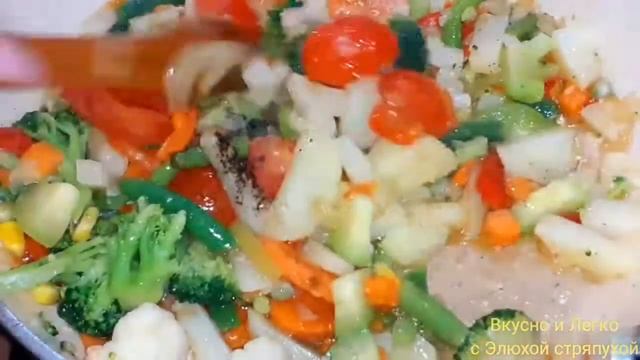 МИНТАЙ!Не передать,как Вкусно!Рагу из Рыбы и Овощей в Питательном соусе! смотреть онлайн