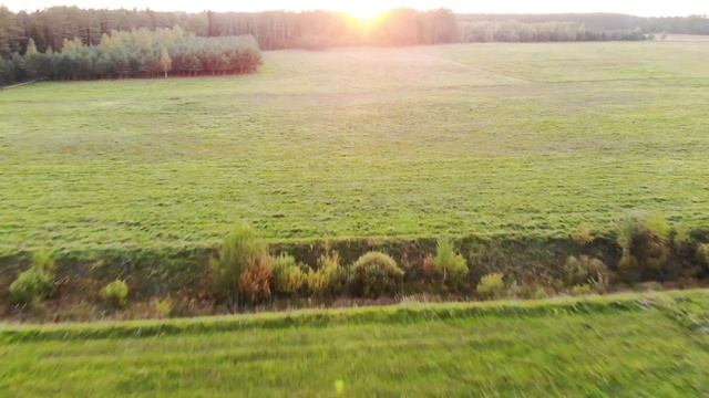 Красивый закат с лошадками. смотреть онлайн