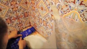 Облицовка мозаикой чугунной ванны Ч 1