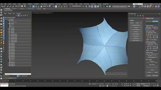 Ускоряем моделлинг в 3ds Max. Создаем Гироид с помощью скрипта Polygon Creator смотреть онлайн