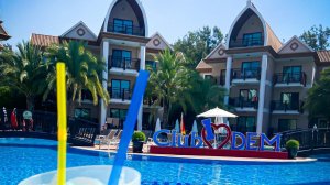 Отель Quattro Family Club Dem Hotel Турция Алания. РумТур номера. Анимация. Территория. Море