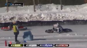 13 03 2021 Мотогонки на льду 2021  11 заезд 7 этапа Кубка России  Югорск Ice Spe 1