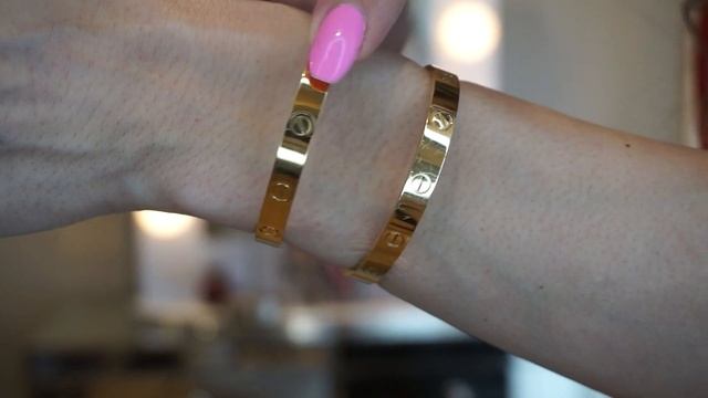 CARTIER LOVE BRACELET DUPE VS AUTHENTIC| Amazon Designer Dupe