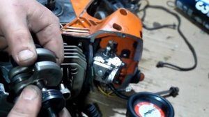 Проверка на герметичность(опресовка)2Т двигателя бензоинструмента-мелочи которые игнорируют механик