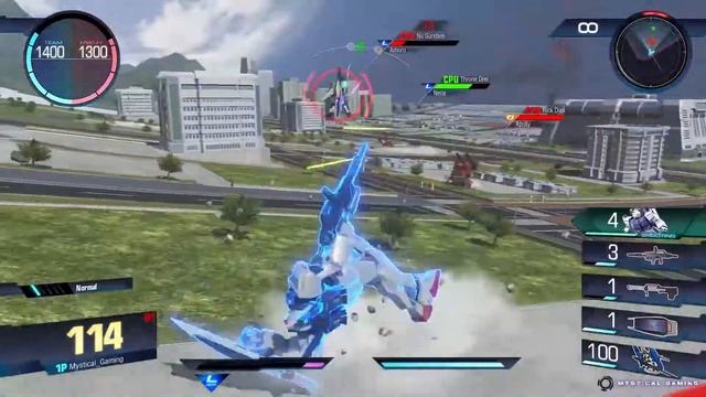 Gundam Versus - Free Battle - Colony City (PS4) смотреть онлайн