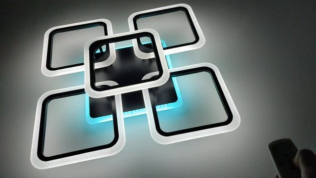 Светодиодная люстра BRUNO VENTO Ronta/5BK(RGB) смотреть онлайн