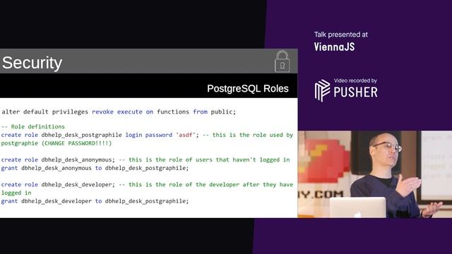 Vienna.js, Intro to Postgraphile: GraphQL Power without compromises, March 2019 смотреть онлайн
