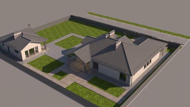 Посадил на участке 30 соток одноэтажный дом с гаражом 250 м2 и гостевой домик-баню со спальней 80 м смотреть онлайн