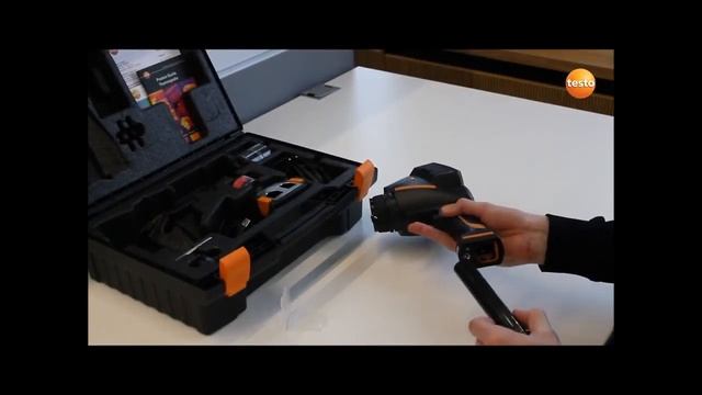 How To - testo 875i. 1. Замена аккумулятора смотреть онлайн
