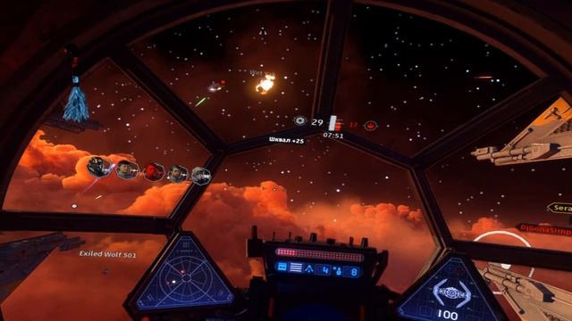 Пилотирую СИД-перехватчик в VR | StarWars Squadrons смотреть онлайн