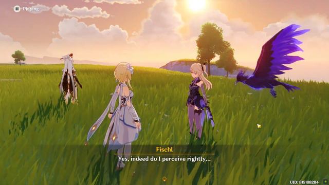 Fischl Serenitea Pot House Dialogues Genshin Impact смотреть онлайн