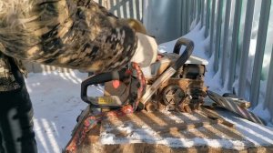 Замена звездочки и сцепления на бензопиле