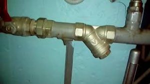 Как прочистить фильтр грубой очистки!