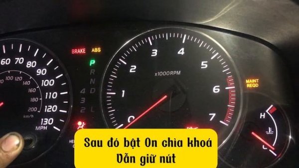 Reset service Lexus GX470. MAINT REQD light in ODO lexus gx470. Reset bảo dưỡng cho lexus GX470.
