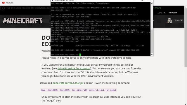 How To Host A Minecraft Server On An Ubuntu Virtual Private Server (VPS) смотреть онлайн