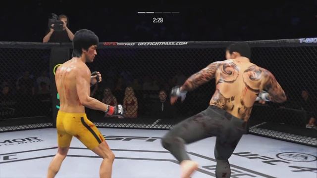 PS5 | Dragon Bruce Lee vs. Gang Fighter (EA Sports UFC 4) смотреть онлайн