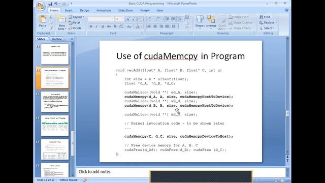 Basics of CUDA Programming with presentation смотреть онлайн