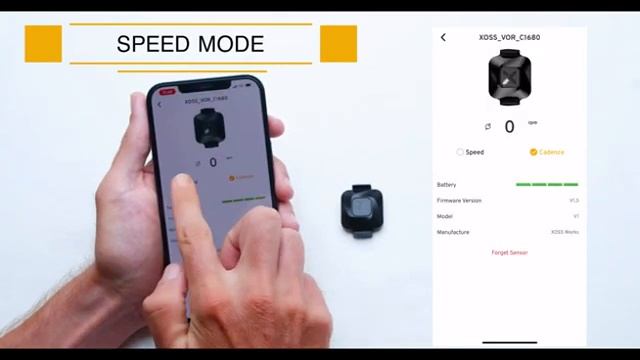 How to use XOSS Vortex ant+ cadence & speed sensor. смотреть онлайн