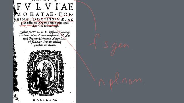 LatinPerDiem Latin Lessons: Olympia Morata In Ciceronis Paradoxa 1 смотреть онлайн