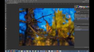 Из фотографии картину маслом - Урок