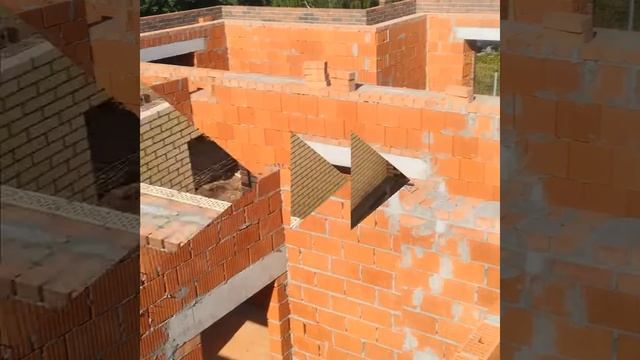 Строительство кирпичного дома с облицовкой "баварская кладка" смотреть онлайн