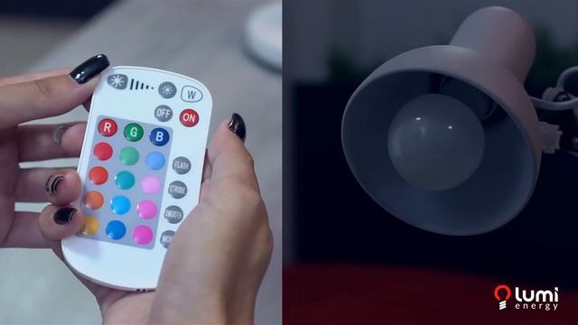 Lâmpada de led RGB com controle remoto Taschibra смотреть онлайн