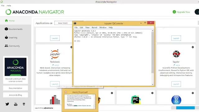 Qt console of Anaconda python - IPython interpreter смотреть онлайн