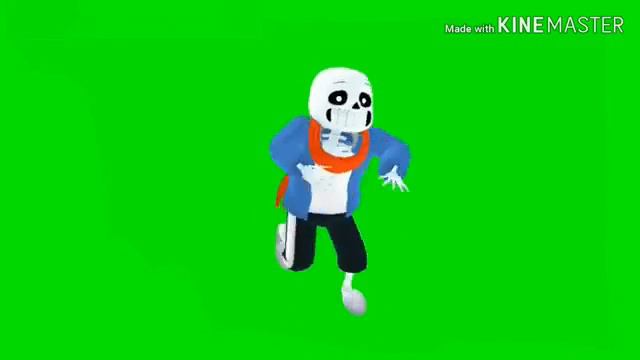 Sans default dance green screen смотреть онлайн