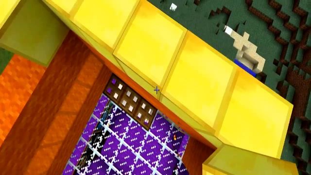 Строим БОЛЬШОЙ дом с БАССЕЙНОМ на крыше в Minecraft смотреть онлайн